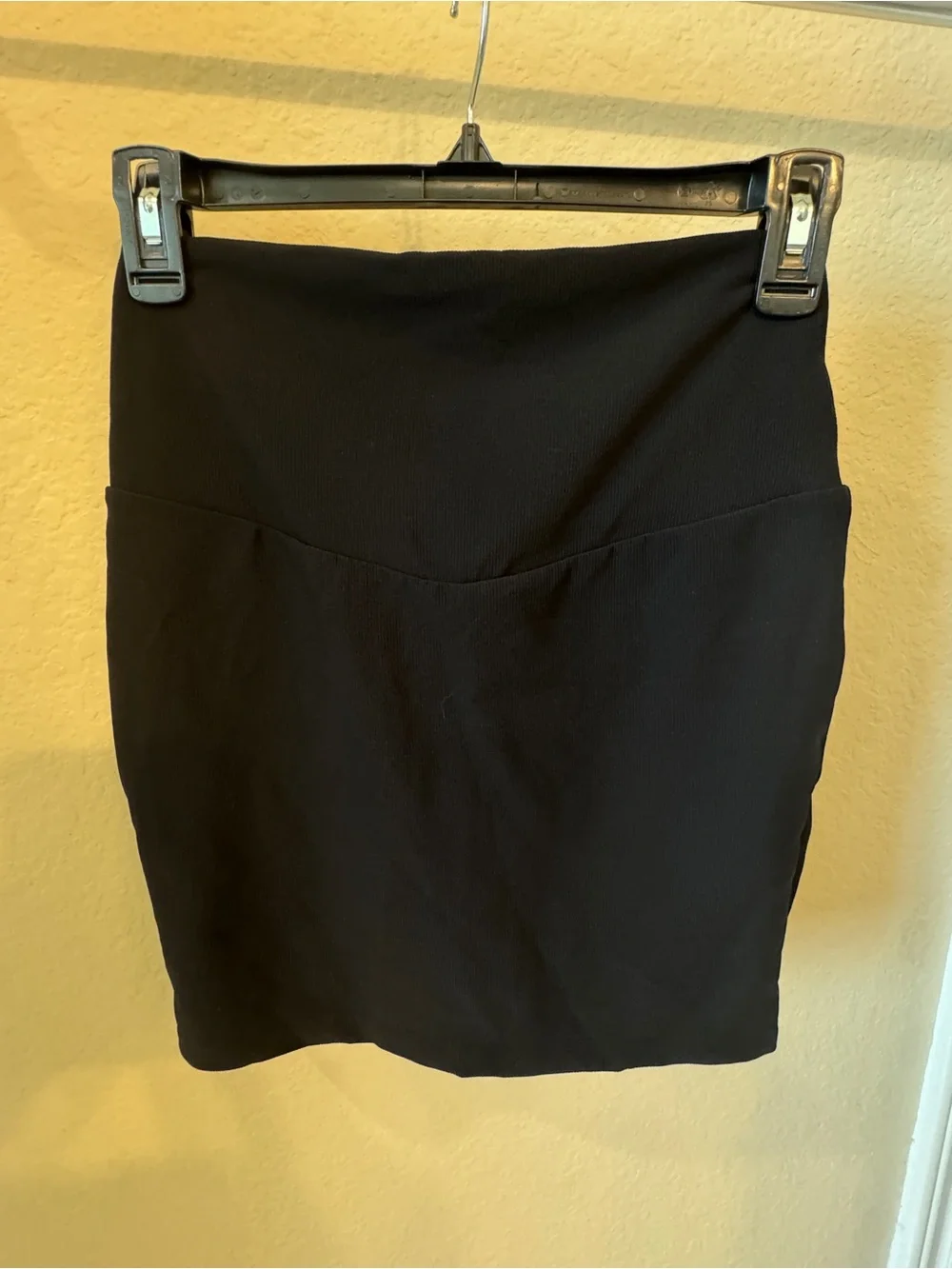 HALARA Black High-Waist Stretch Pencil Skort Easy Peasy